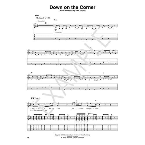 Creedence Clearwater Revival : Deluxe Guitar Play-Along Vol. 23. Book image 6