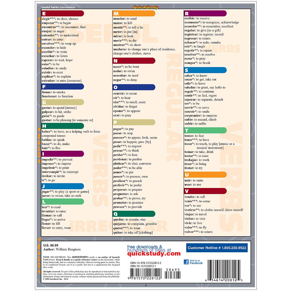 William Bengtson - Spanish Verbs - Paperback image 3