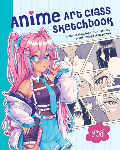Yoai - Anime Art Class Sketchbook : Includes Drawing Tips and Over 100 image 1