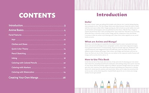 Yoai - Anime Art Class Sketchbook : Includes Drawing Tips and Over 100 image 2
