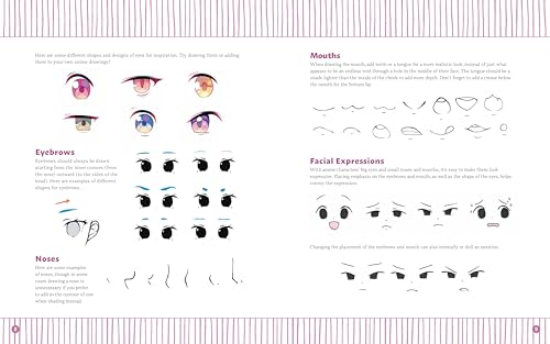 Yoai - Anime Art Class Sketchbook : Includes Drawing Tips and Over 100 image 3