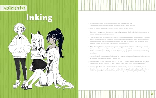 Yoai - Anime Art Class Sketchbook : Includes Drawing Tips and Over 100 image 5