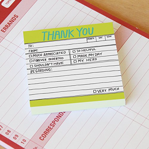 Knock Knock Hand Lettered Sticky Note Thank You - Non-book item image 2