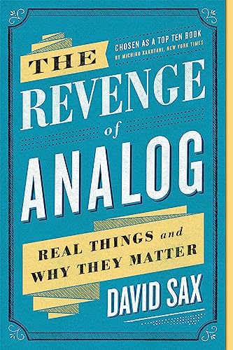 David Sax - Revenge of Analog : Real Things and Why They Matter - Pape image 1