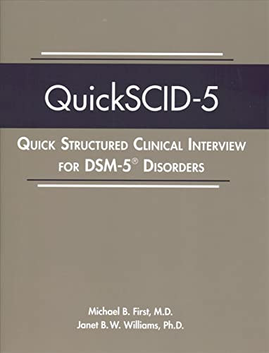Janet B.W. Williams - Quick Structured Clinical Interview for DSM-5 (R image 1