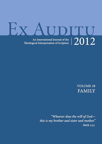 Ex Auditu - Volume 28