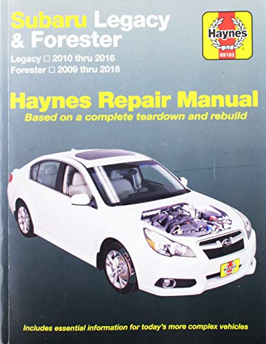 Haynes - Subaru Legacy (10-16) & Forester (09-16) - Paperback image 1
