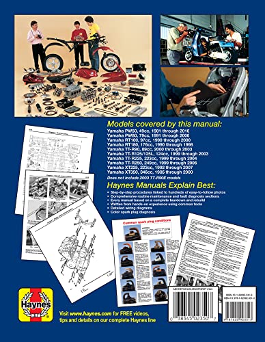 Haynes - Yamaha Trail Bikes ('81-'16) - Paperback image 3