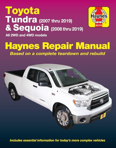 Editors of Haynes Ma - Toyota Tundra 2007 Thru 2019 and Sequoia 2008 T image 1