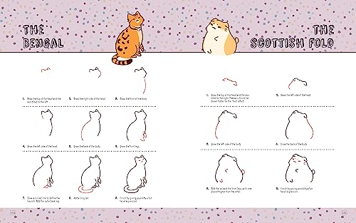 Olive Yong - Mini Kawaii Kitties : Learn How to Draw 75 Cats in All Th image 6