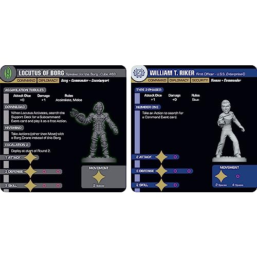 Star Trek Away Teams Starter Set : Wolf 359 (Federation: Riker +3 Vs L image 7