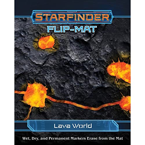 Damien Mammoliti - Starfinder Flip-Mat: Lava World - Non-book item image 1