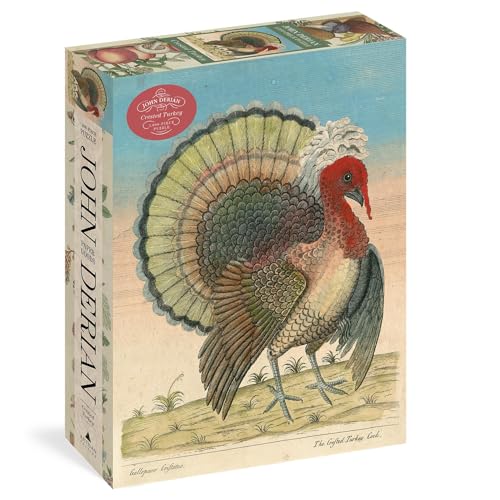 John Derian - Paper Goods: Crested Turkey 1,000-Piece Puzzle - Non-boo image 1