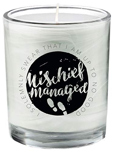 HARRY POTTER - MISCHIEF MANAGED GLASS VOTIVE CANDLE - Paperback image 1