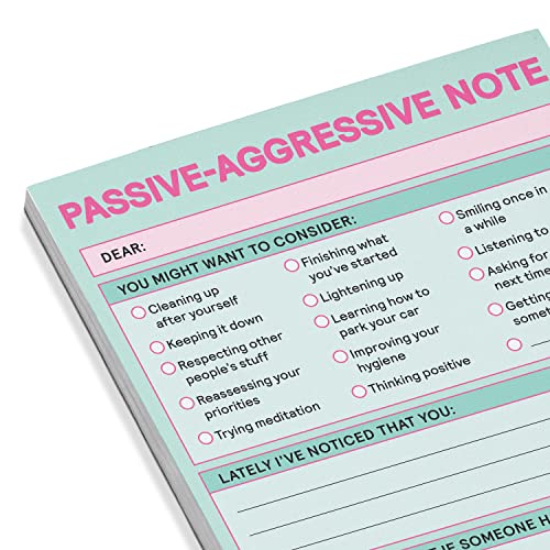Knock Knock - Passive Aggressive Nifty Note (Pastel Version) - Hardbac image 3