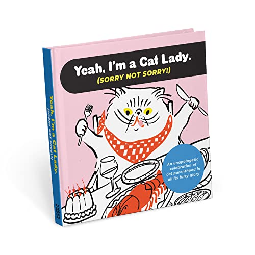 Knock Knock - I'm a Cat Lady Sorry Not Sorry Book - Hardback image 1