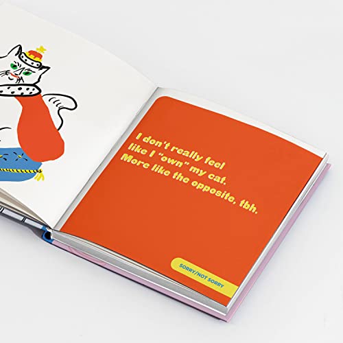 Knock Knock - I'm a Cat Lady Sorry Not Sorry Book - Hardback image 2