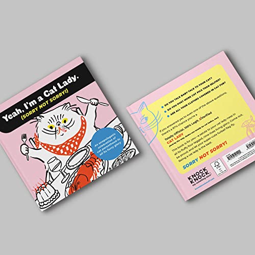 Knock Knock - I'm a Cat Lady Sorry Not Sorry Book - Hardback image 4