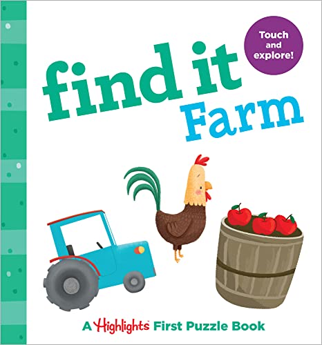 Find it Farm : Baby's First Puzzle Book - Hardback image 1