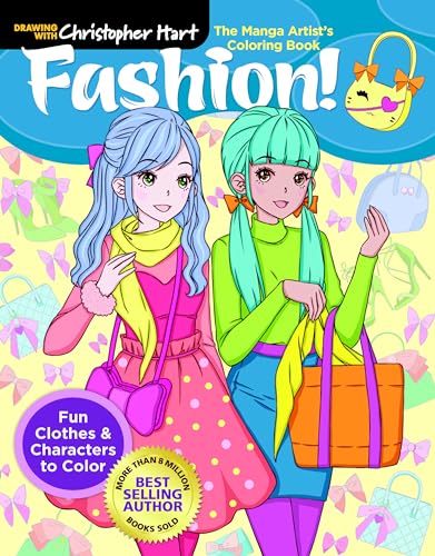 Christopher Hart - Manga Artist's Coloring Book: Fashion! : Fun Cl image 1