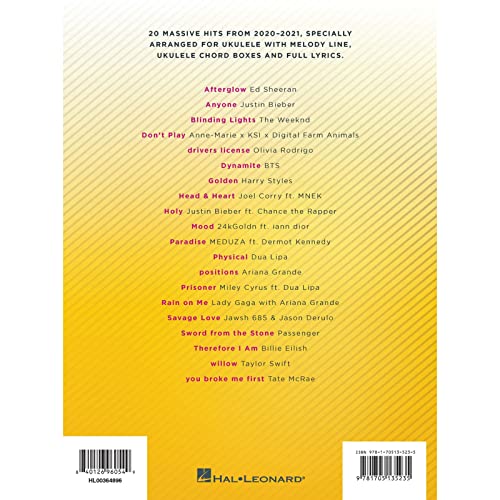 VARIOUS - CHART HITS 0F 2020-2021 - Paperback image 2