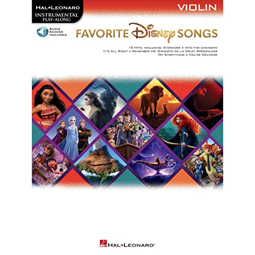 Favorite Disney Songs : Instrumental Play-Along for Violin - Paperback image 1