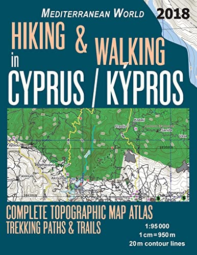 Mazitto - Hiking & Walking in Cyprus / Kypros Complete Topographic Ma image 1