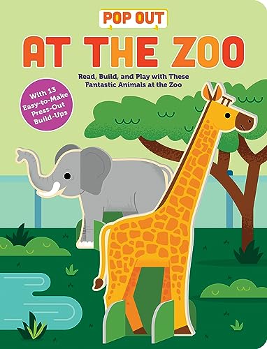 duopress - Pop Out at the Zoo : Read, Build, and Play with these Fanta image 1