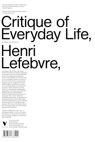 Henri Lefebvre - Critique of Everyday Life - Paperback image 1