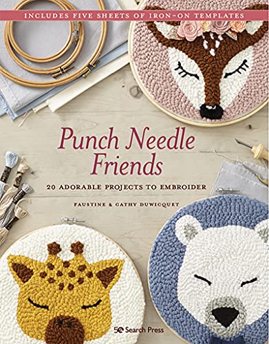 Cathy Duwicquet - Punch Needle Friends : 20 Adorable Projects to Embro image 1