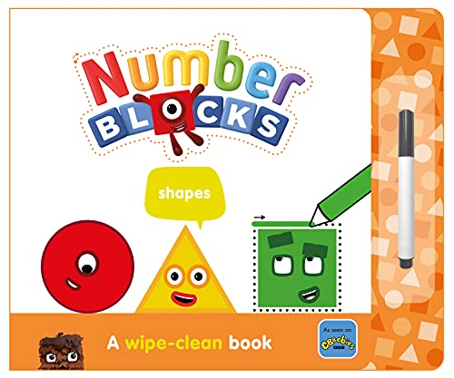 Sweet Cherry Publish - Numberblocks Shapes: A Wipe-Clean Book - Hardba image 1
