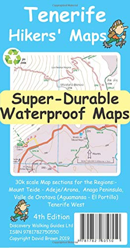 David Brawn - Tenerife Hikers' Super-Durable Maps - Map image 1