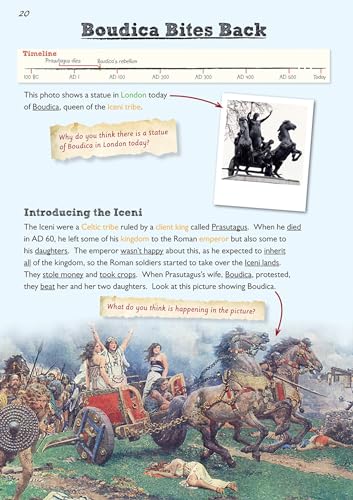 CGP Books - KS2 Discover & Learn: History - Romans in Britain Study Bo image 2