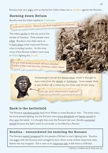 CGP Books - KS2 Discover & Learn: History - Romans in Britain Study Bo image 3