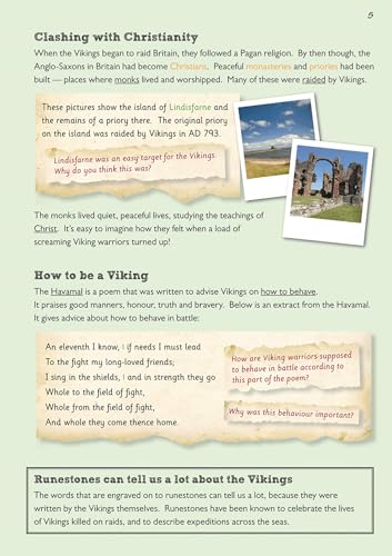 CGP Books - KS2 Discover & Learn: History - Vikings Study Book, Year 5 image 5