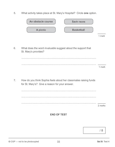 CGP Books - KS2 English SAT Buster 10-Minute Tests: Reading - Book 1 ( image 4