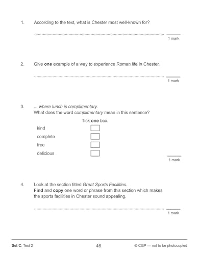 CGP Books - KS2 English SAT Buster 10-Minute Tests: Reading - Book 1 ( image 6