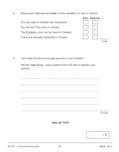 CGP Books - KS2 English SAT Buster 10-Minute Tests: Reading - Book 1 ( image 7