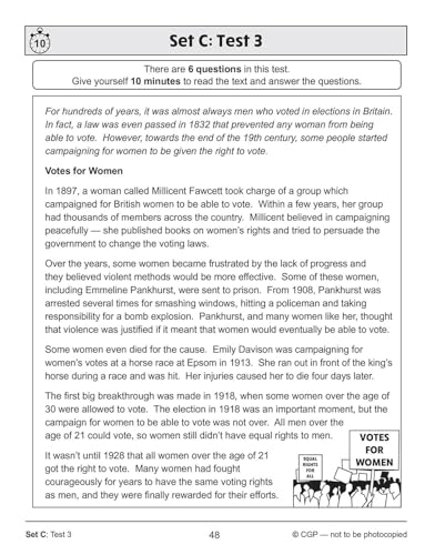 CGP Books - KS2 English SAT Buster 10-Minute Tests: Reading - Book 1 ( image 8