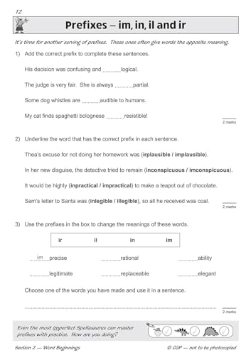 CGP Books - KS2 English SAT Buster - Spelling Book 2 (for the 2019 tes image 3