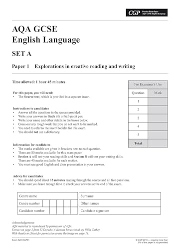 CGP Books - New GCSE English Language AQA Practice Papers - For the Gr image 4