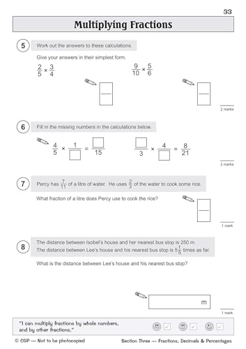 CGP Books - KS2 Maths Targeted SATS Question Book - Advanced Level (fo image 6