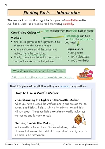 CGP Books - KS1 English Reading Study & Practice Book - Paperback image 4
