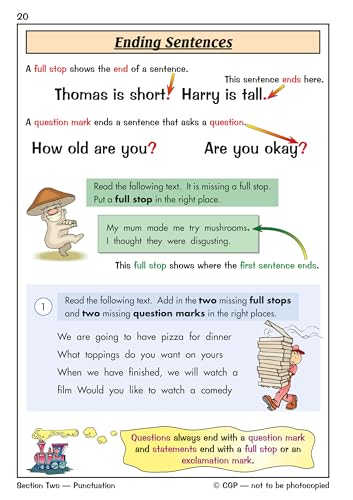 CGP Books - KS1 English Grammar, Punctuation & Spelling Study & Practi image 4