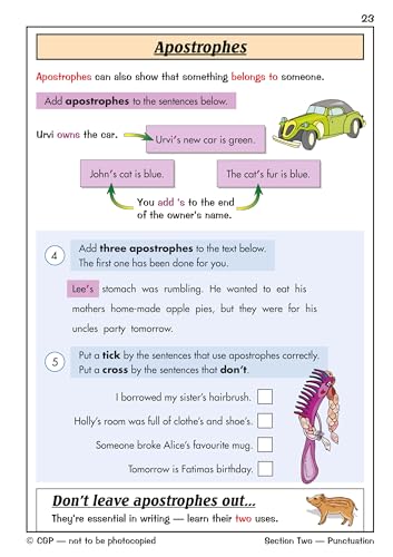 CGP Books - KS1 English Grammar, Punctuation & Spelling Study & Practi image 7