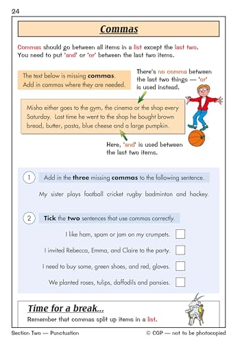 CGP Books - KS1 English Grammar, Punctuation & Spelling Study & Practi image 8