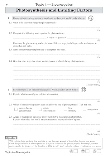 CGP Books - Grade 9-1 GCSE Biology: AQA Exam Practice Workbook - Highe image 2