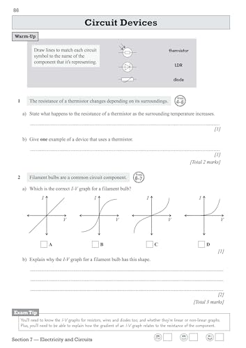 CGP Books - Grade 9-1 GCSE Physics: Edexcel Exam Practice Workbook - P image 6