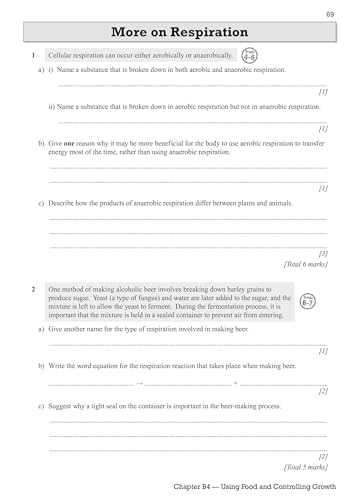 CGP Books - Grade 9-1 GCSE Biology: OCR 21st Century Exam Practice Wor image 4
