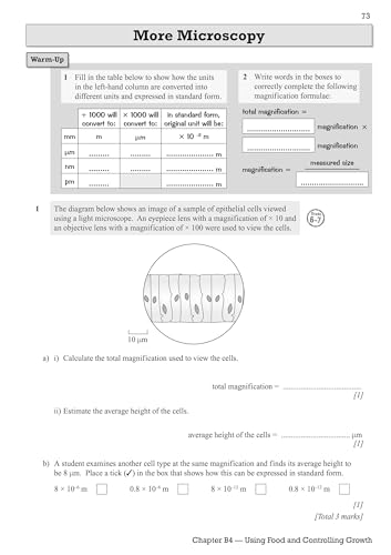 CGP Books - Grade 9-1 GCSE Biology: OCR 21st Century Exam Practice Wor image 8